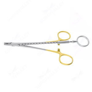 Porte-aiguilles manuel Corwin Hegar 6 1/4 de haute qualité, en acier inoxydable, certifié CE, pour usage hospitalier, Surgiright - Product Image 4