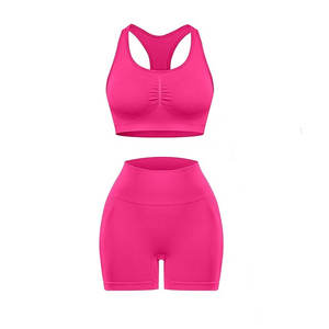 Ensemble de Yoga décontracté pour femmes nouveau Style motif solide surdimensionné vêtements de Fitness de gymnastique sublimés pour l'entraînement et l'utilisation de la salle de sport - Product Image 4