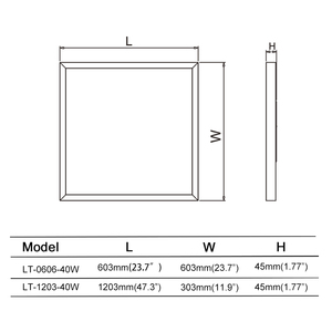 Bề mặt gắn kết <span class=keywords><strong>LED</strong></span> bảng điều chỉnh ETL 2'x2 1x'4 2 'x 4' <span class=keywords><strong>LED</strong></span> Backlight Bảng điều chỉnh trong nhà Đèn trần cho chiếu sáng thương mại - Product Image 3
