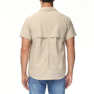 เสื้อเชิ๊ตผู้ชายแขนยาวมีกระดุมแบบแห้งเร็วพร้อมคุณสมบัติป้องกันแสงแดดถอดออกได้และตกปลาสินค้าดีไซน์ระบายอากาศได้ดี - Product Image 6