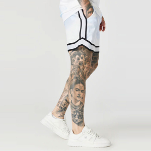 Shorts de basket-ball sportifs de haute qualité, polyester/coton, séchage rapide, prix de gros compétitif, nouveau design, motif uni - Product Image 4