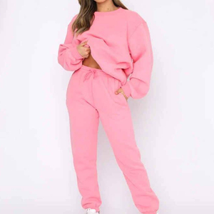 Sudadera Extra Grande para Mujer con Logotipo Personalizado 2025, Felpa de Algodón, Color Sólido, Cuello Redondo, Personalizable en Diferentes Colores, Cómoda - Product Image 1