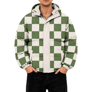 Nouvelle arrivée Veste matelassée en duvet personnalisée Veste matelassée d'hiver chaude Vente en gros Veste matelassée grande taille pour hommes - Product Image 4