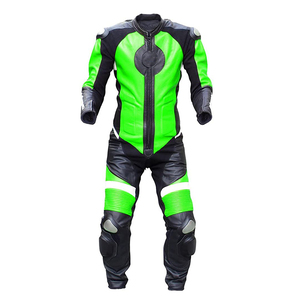 Trajes de Carreras de Motocicleta/Moto de Cuero Transpirable de Alta Calidad OEM, Impermeables, Ignífugos, con Protecciones de Seguridad - Product Image 1