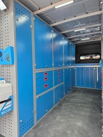 Système de rangement modulaire pour intérieur de voiture, structure démontable facilement assemblable, étagère pour fourgon OEM/ODM, ensemble droit-gauche