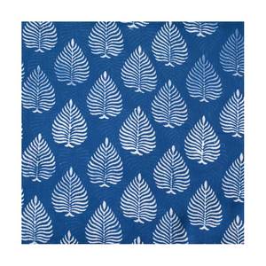 95% coton 5% Indigo Denim Indigo imprimé Style lavé éponge tricoté Jeans Indigo bloc impression tissus indien usine en gros pour l'exportation - Product Image 3