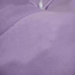 Trendy Women Cropped <b>Zip</b>-<b>Up</b> <b>Hoodie</b> with Ribbed Hem and Soft Fabric Front Logo Badge Sequined Decoration for Casual Streetwear - Product Image 5