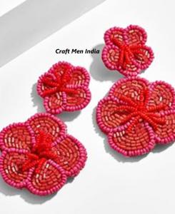 Haute Qualité En Vrac En Gros Exagéré Multicolore Pendentif Boucles D'oreilles Diverses Couleurs Fleur Forme Goujons pour Cadeau - Product Image 6