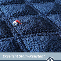 Tapis de porte d'intérieur pour trappeur de saleté Tapis d'entrée lavable antidérapant Tapis de sol absorbant l'eau pour buanderie