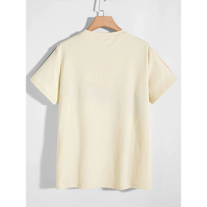 T-shirt à col rond pour homme, manches courtes, Style Streetwear, haute qualité, personnalisé - Product Image 2