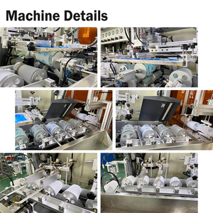 Automatic single color screen printing machine for plastic cups bottles screen printing
