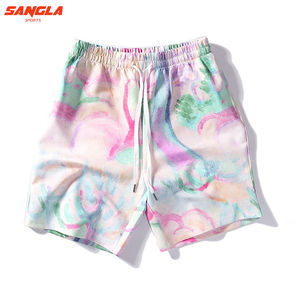 Pantalones cortos de algodón con estampado de logotipo personalizado de fábrica para hombre, pantalones cortos estampados lisos para hombre, producto de la mejor venta, pantalones cortos de estilo informal - Product Image 6