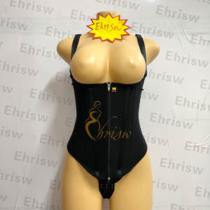 Body Shapewear Corset moulant à haute compression avec 9 os en acier Gaine amincissante post-chirurgicale <span class=keywords><strong>Fajas</strong></span> Ceintures colombiennes - Product Image 3