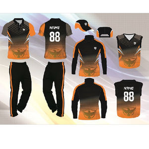 Tenue de sport formelle, uniforme d'équipe de cricket de qualité supérieure dans de belles couleurs avec des fonctionnalités de personnalisation - Product Image 2