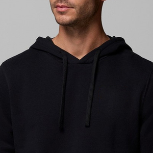 Sweat à capuche pour homme avec cordon de serrage réglable, manches longues, design pour l'hiver, service OEM, design de haute qualité avec poches latérales - Product Image 2