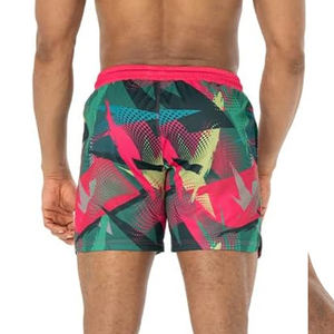 Shorts pour hommes en denim de haute qualité, 100% coton, respirants, confortables, décontractés, avec logo personnalisé, taille haute et fermeture à cordon. - Product Image 4