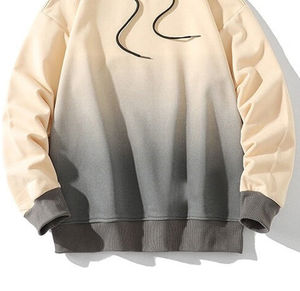 Sudaderas con capucha de lavado ácido para hombre de algodón 100% de alta calidad, Jersey alto de gran tamaño, sudaderas de Hip Hop personalizadas ODM OEM para invierno - Product Image 3