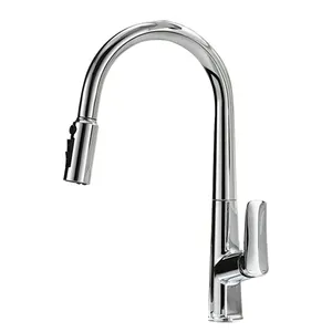 Kitchen Sink Faucet Brass 304 Stainless Steel Mixer Tap 360 Degree Rotation Rotate Cartridge Cold Hot Sink Faucet