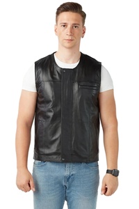 Chaleco táctico calefactable de alta calidad para hombre para invierno al aire libre Chaleco de cuero puro hecho en Pakistán - Product Image 2