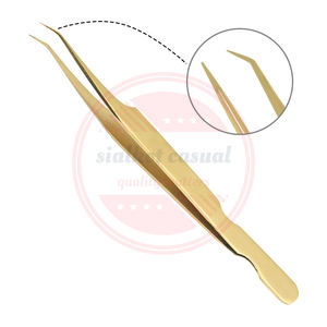 Pince à épiler à double tranchant et à pointe pointue pour l'extension des cils Pince à épiler professionnelle de haute qualité - Product Image 6