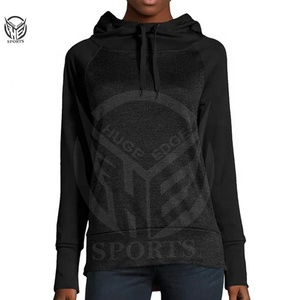 Sudadera con capucha de manga larga personalizada de poliéster 100% de gran oferta para mujer, invierno más vendido con cuello con capucha - Product Image 1