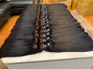 Proveedor al por mayor de pelo crudo vietnamita pelo virgen sin procesar pelo virgen liso hueso sedoso natural - Product Image 4