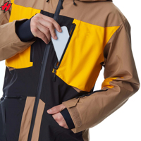 Nouvel arrivage Combinaison de ski unisexe Imperméable Coupe-vent Respirant Double planche épaissie Snow Outwear pour hommes et femmes