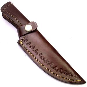 Produits fabriqués en usine de haute qualité en cuir véritable couteau de chasse gaine en cuir à vendre gaine en cuir de vente chaude pour couteaux - Product Image 1