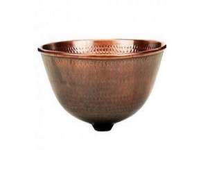 Post Modern Style Countertop Mounted Copper Washbasin For Home Hotel Villas bathroom Decoration Copper Wash Basin In Embossed - Product Image 3