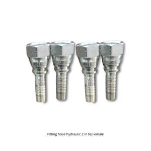 Manguera hidráulica de acero al carbono hembra NJ de 2 pulgadas de alta calidad, accesorios de herramientas industriales de alta resistencia, OEM disponible - Product Image 4