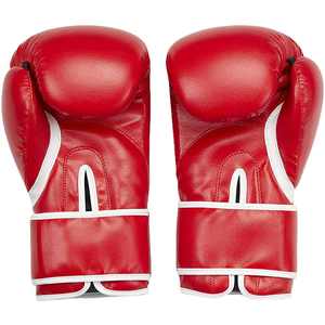 Guante de Boxeo Profesional Negro de Cuero de 12 oz Hecho a Medida para Entrenamiento y Ejercicio - Product Image 1