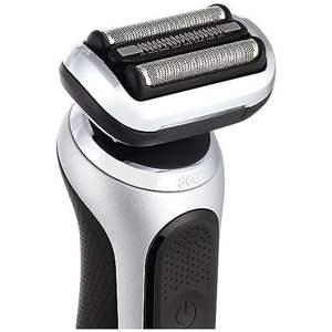 Afeitadora Eléctrica Recargable Inalámbrica para Uso en Seco y Húmedo con Sistema de Limpieza Automática, Afeitadora de Láminas Plateada, Resistente al Agua IPX7 para el Rostro - Product Image 2