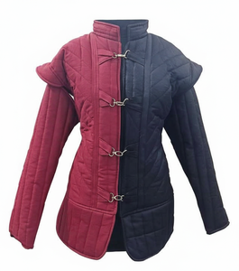 Veste Gambeson Médiévale en Coton Épais Rembourré à Manches Longues, Manteau Aketon pour Cosplay Renaissance, Festivals Historiques, Style Pâques - Product Image 1
