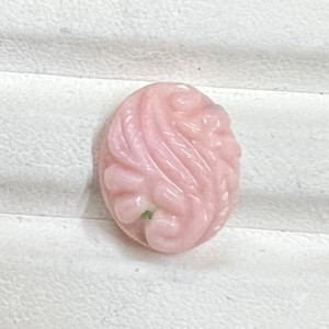 งานแกะสลักศิลปะทำด้วยมือพลอยโอปอลสีชมพูทรงวงรีตัดทรงรีเอฟเฟกต์การเปลี่ยนสีตามธรรมชาติ15x12มม. เครื่องประดับใช้เป็นกลุ่มผลิตภัณฑ์ - Product Image 2