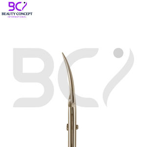 Venta al por mayor de acero inoxidable hoja curva tijeras de pedicura punta afilada manicura de uñas y cutícula removedor de piel muerta - Product Image 6