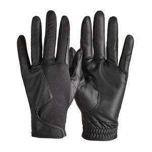Professionnel extérieur fait en cuir véritable gants d'équitation écran tactile plein doigt moto gants d'équitation pour hommes 2025 - Product Image 1
