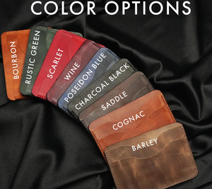 Clip para Billetes de Cuero Personalizado de Alta Calidad, Cartera Delgada Hecha a Mano, Regalo para Padrinos de Boda - Product Image 6