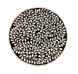 Mesa de centro con incrustaciones de hueso de primera calidad, decoración del hogar, muebles de granja con soporte de Metal, Mesa Central decorativa multiusos - Product Image 3