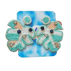 Pendientes de Moda con Cuentas de Vidrio Bordadas a Mano en India, Colección Deportiva 2025, Diseño de Corazón para Fiestas, JAVED - Product Image 6