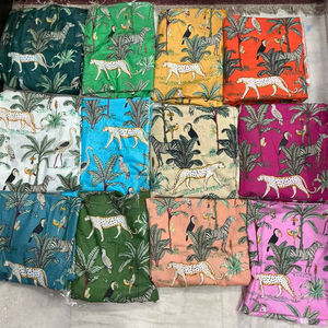 Sanganeri Hand Block Printed Organic Cotton Cambric Fabric Natural Wooden Blocks Handmade Craft for Boys Curtains Covers - Product Image 4