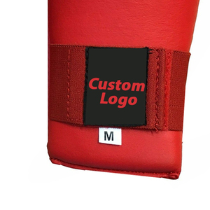 Gants de boxe jumeaux de haute qualité professionnel Muaythai Kickboxing en cuir de vachette Logo personnalisé Fournisseur de gants de boxe OEM - Product Image 5