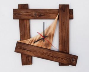 <b>CLOCK</b> CUSTOMIZED WOODEN WALL <b>CLOCK</b> FOR ELEGANT HOME DECOR MODERN Bamboo Body with Natural Rosh for Wedding Occasions - Product Image 2