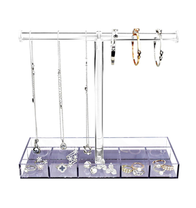 Acrylic Jewelry Hanging Holder Stand Antique Design Best Selling <b>Earring</b> Holder Stand for <b>Cheap</b> Price - Product Image 4