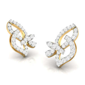 14K <b>Solid</b> Gold Moissanite Diamond Hip Hop <b>Earrings</b> 925 Luxury <b>Silver</b> Stud Star <b>Earrings</b> for Women Moissanite Jewelry - Product Image 6