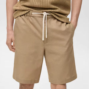 กางเกงขาสั้นผ้าใบออกกำลังกายลายวาฟเฟิลสำหรับผู้ชายเสื้อผ้าออกกำลังกายผ้ายืดระบายอากาศ - Product Image 1