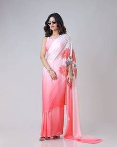 Collection exclusive de vêtements de soirée de créateur Saree disponible au tarif de gros pour une tenue décontractée et une tenue occasionnelle - Product Image 5