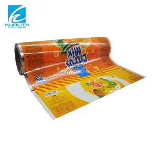 Custom Plastic Christmas Edible Cotton Gummy Candy Bar Shaped Wrapper Packaging Film