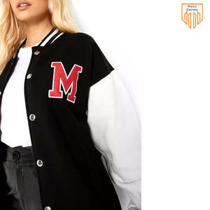 แจ็กเก็ตตัวแทนมหาวิทยาลัยสำหรับผู้หญิงแจ็กเก็ตทีมตัวแทนมหาวิทยาลัยแจ็กเก็ตปักลายระบายอากาศได้ดีและยั่งยืน - Product Image 6