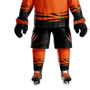 Uniforme de hockey sur glace pas cher vente en gros qualité d'usine vêtements de sport par sublimation équipe d'entraînement maillot sur mesure - Product Image 6