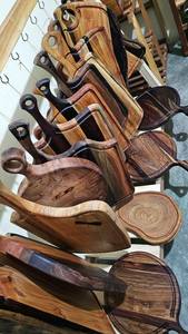 เขียงไม้อะคาเซียเขียงไม้เนื้อแข็งตามสั่งเครื่องครัว - Product Image 2